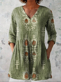 Elise | Blusa elegante de escote en V largo