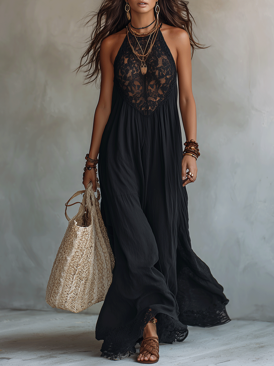 Eleanor — Vestido largo elegante con drapeado