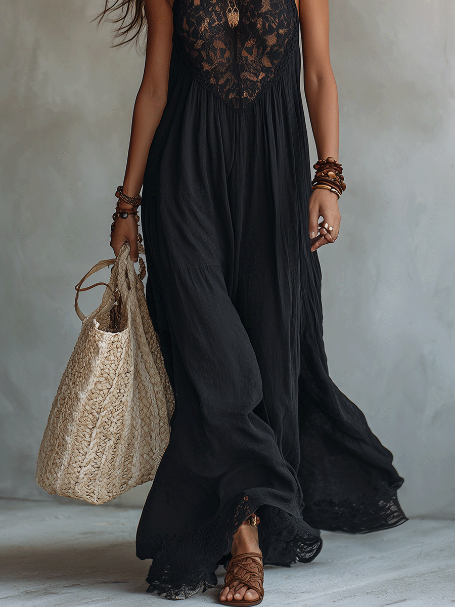 Eleanor — Vestido largo elegante con drapeado