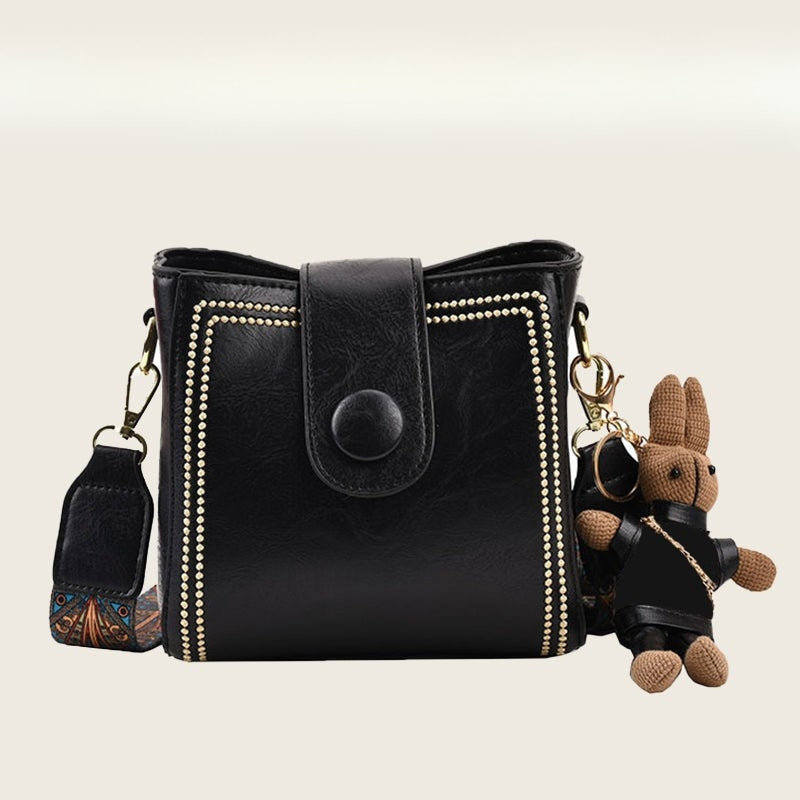 ETHEL | Bolso de hombro vintage atemporal con correa ajustable
