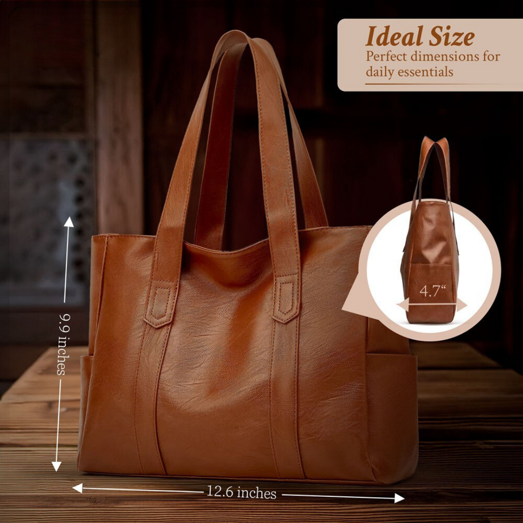 Susan – Elegante bolso de hombro de cuero de lujo con diseño minimalista