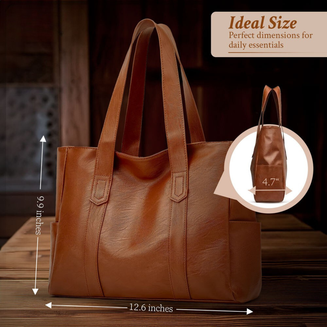Susan – Elegante bolso de hombro de cuero de lujo con diseño minimalista