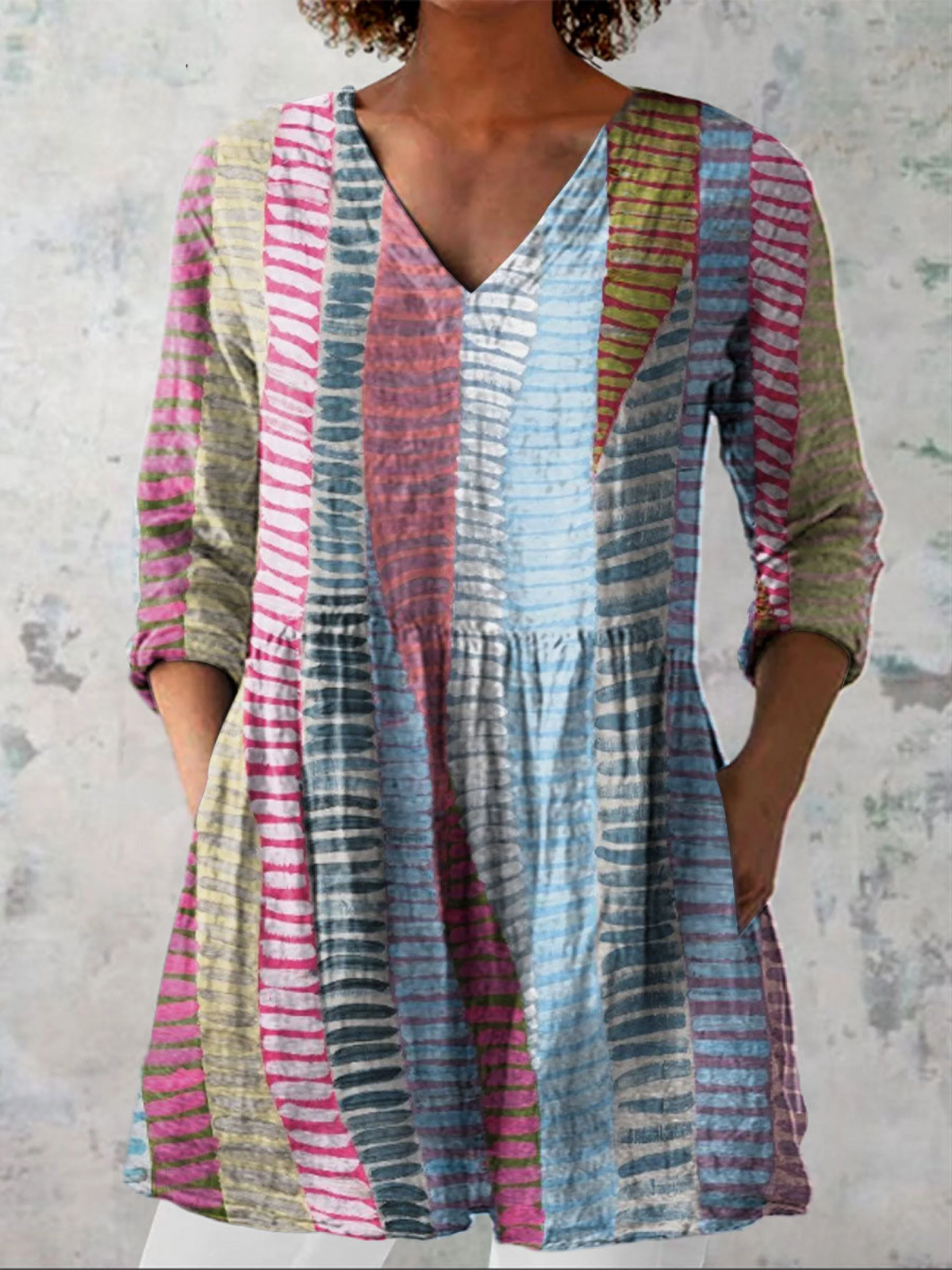 Anais | Blusa larga elegante con escote en V