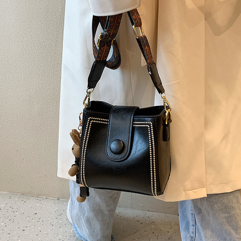 ETHEL | Bolso de hombro vintage atemporal con correa ajustable