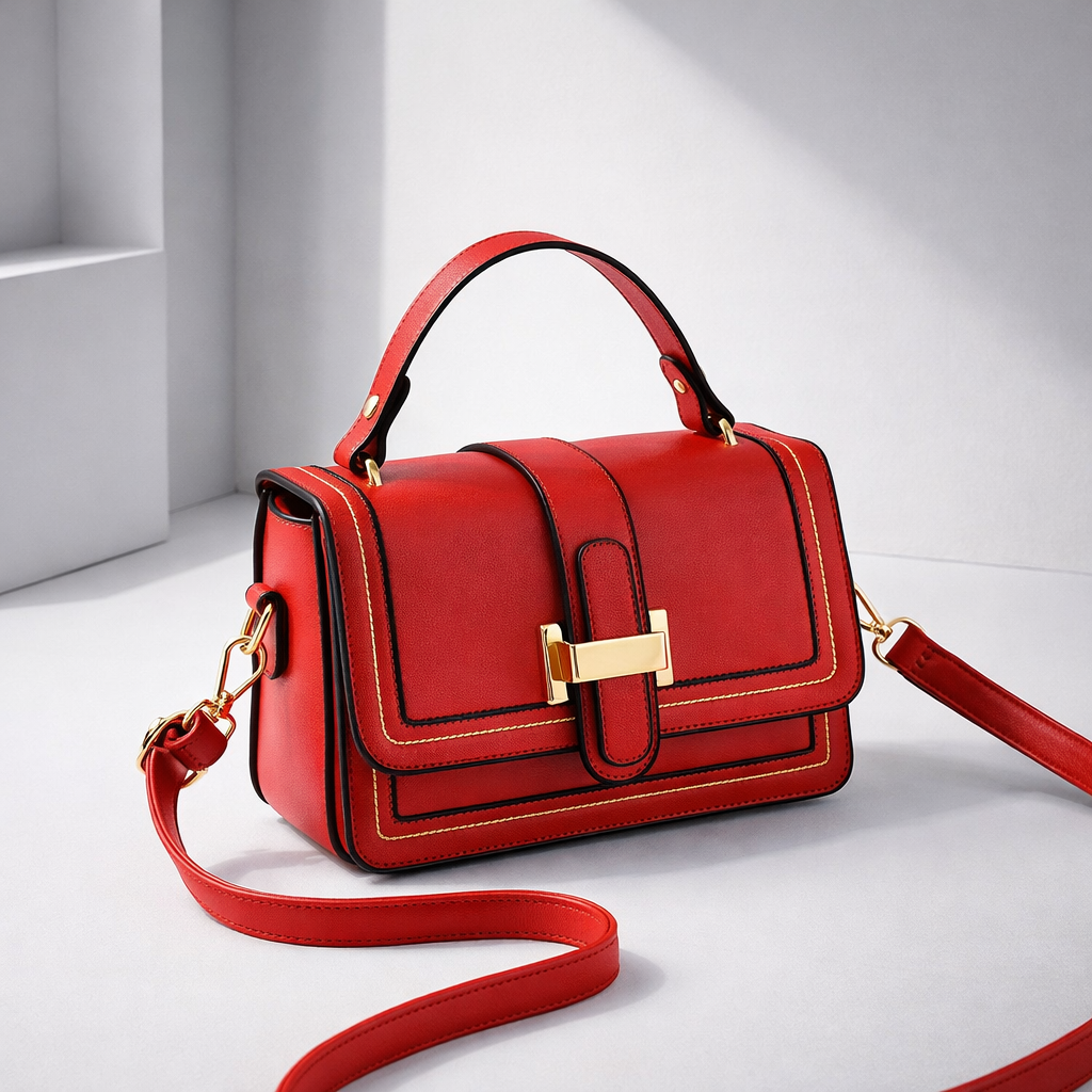 Luna Paris – Bolso de mano elegante de cuero