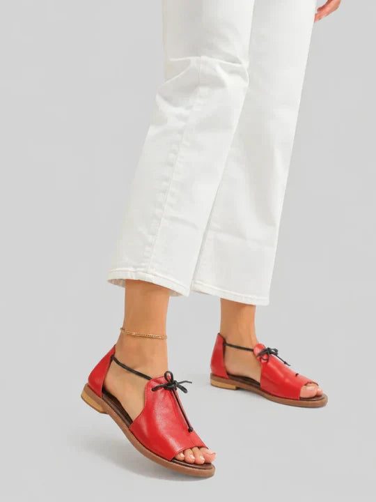 Lilliana – Elegantes sandalias de cuero con tiras