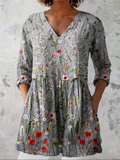 Amelie - Blusa elegante de escote en V largo para una silueta estilizada y favorecedora