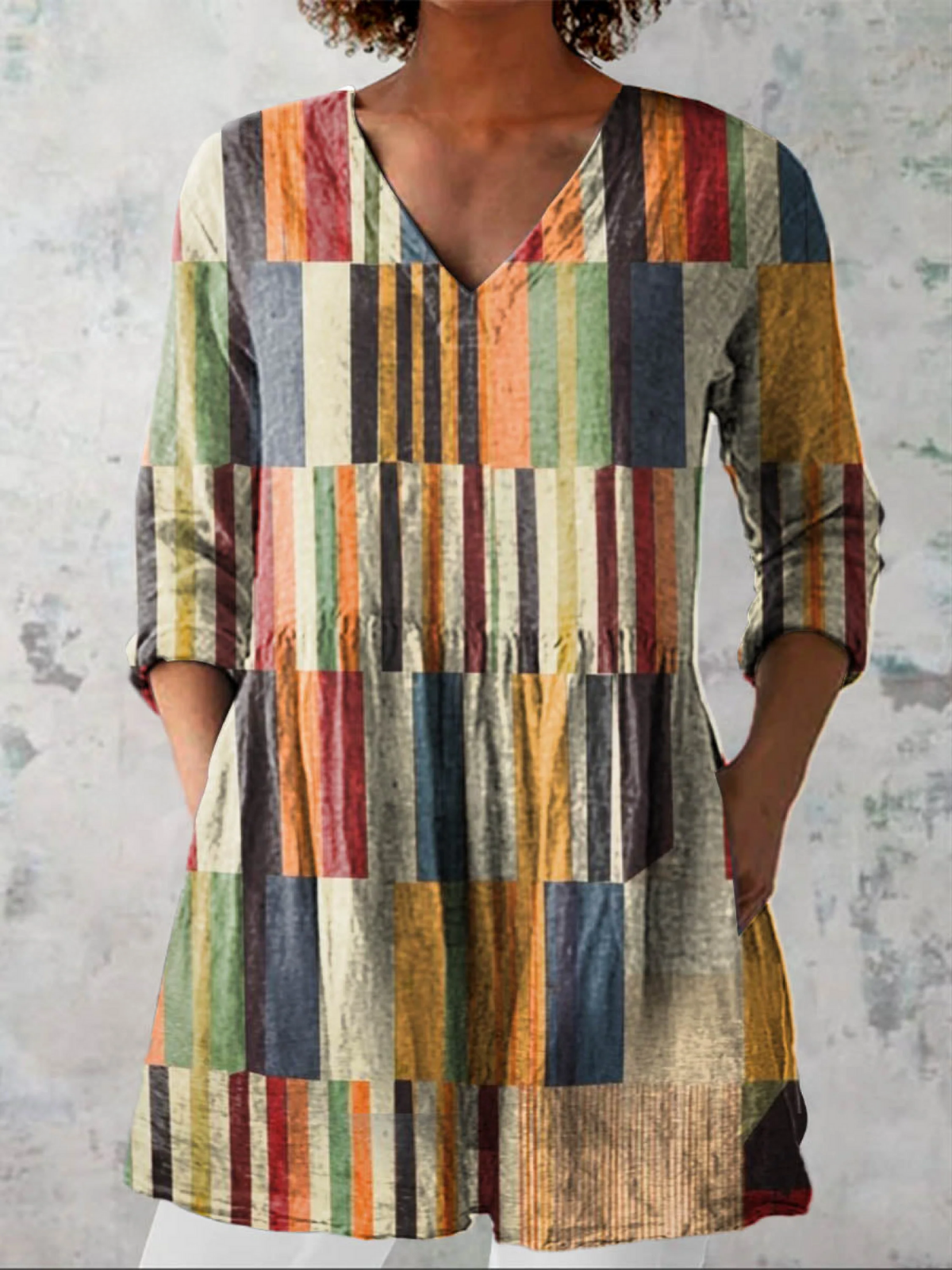 Chloe | Blusa larga y elegante con escote en V