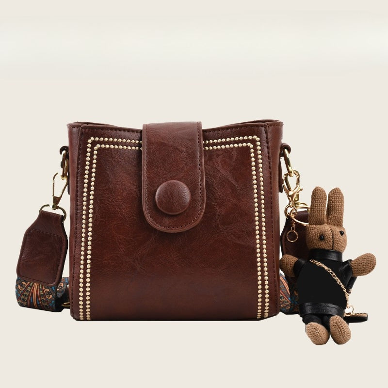 ETHEL | Bolso de hombro vintage atemporal con correa ajustable