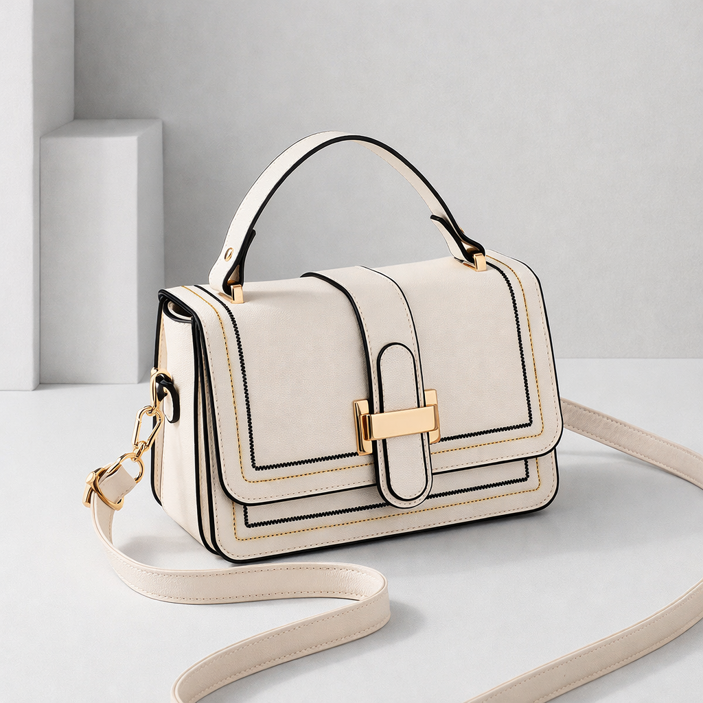 Luna Paris – Bolso de mano elegante de cuero