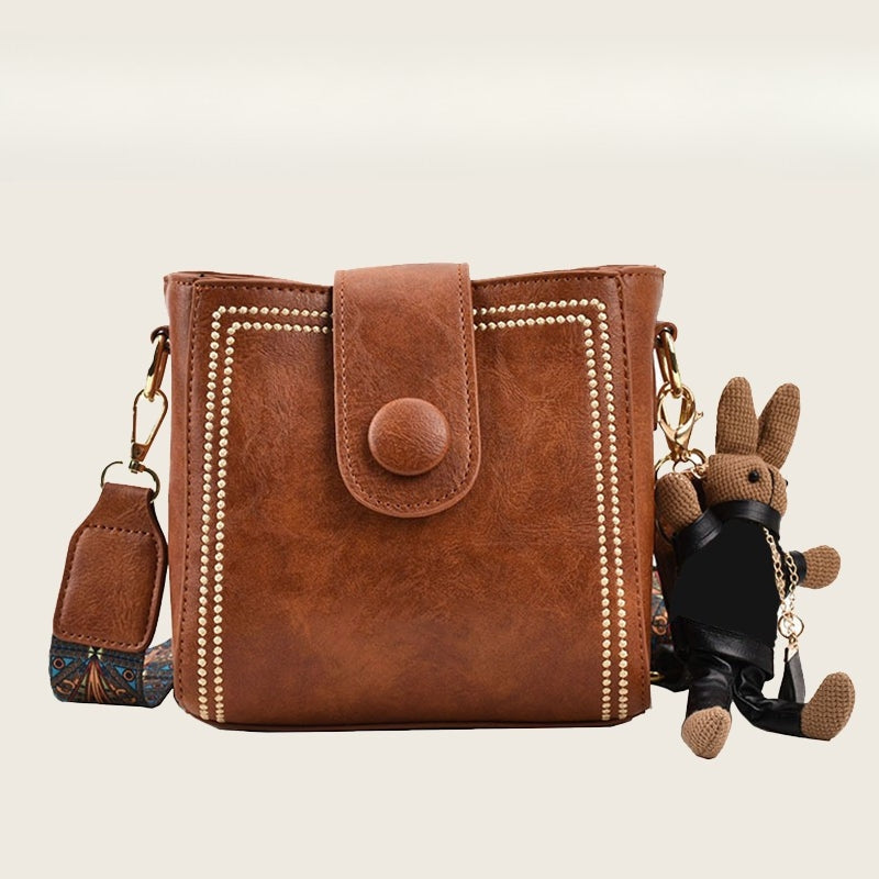 ETHEL | Bolso de hombro vintage atemporal con correa ajustable