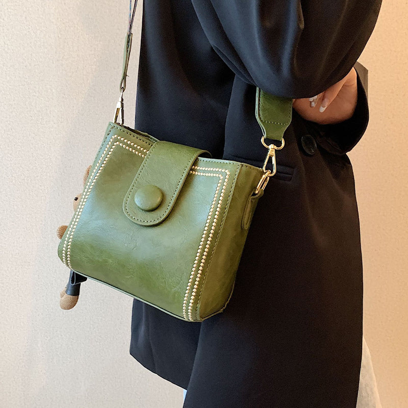 ETHEL | Bolso de hombro vintage atemporal con correa ajustable