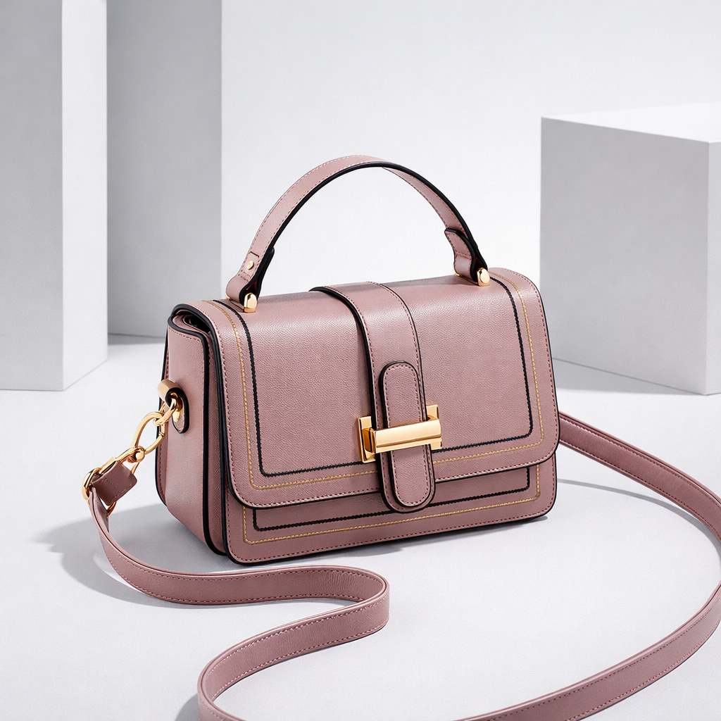 Luna Paris – Bolso de mano elegante de cuero