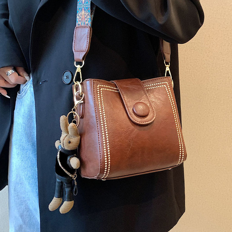 ETHEL | Bolso de hombro vintage atemporal con correa ajustable