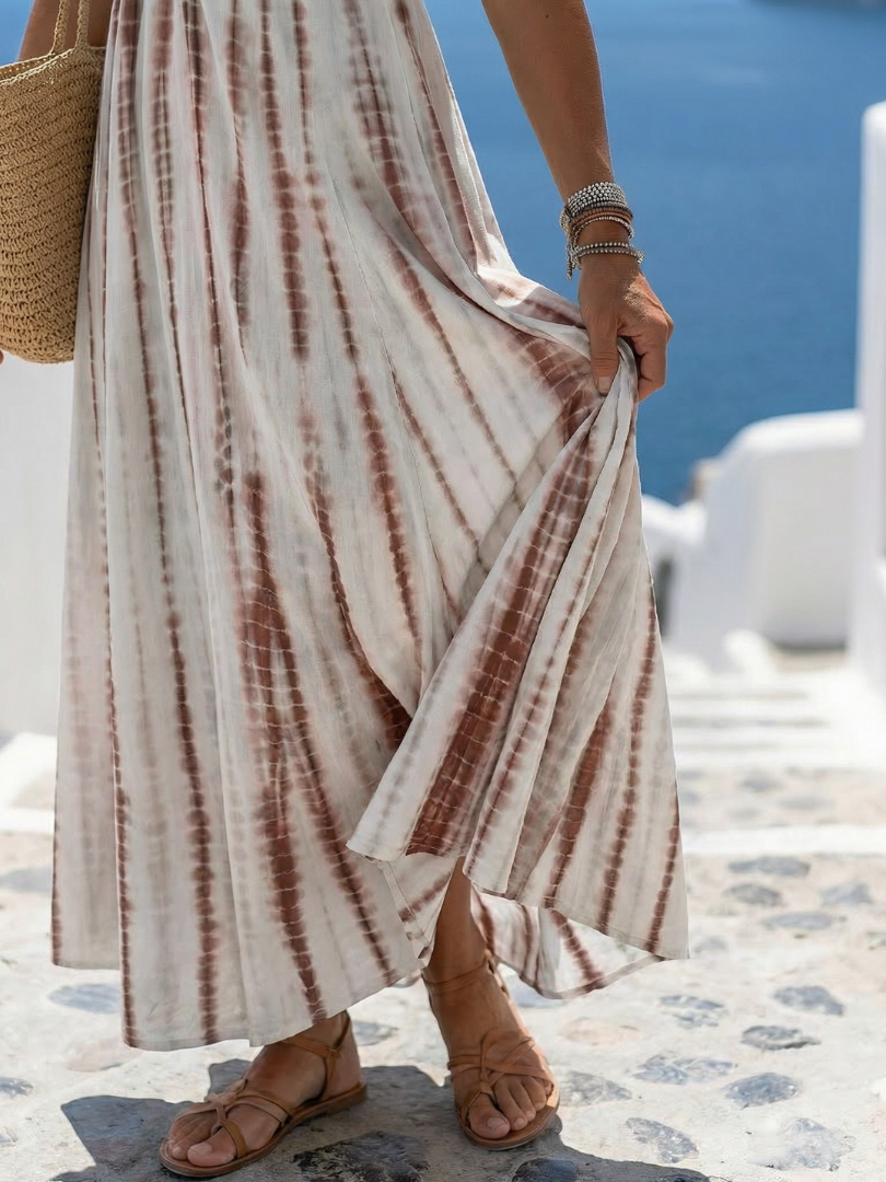 Karys | Vestido midi de corte casual con teñido suave