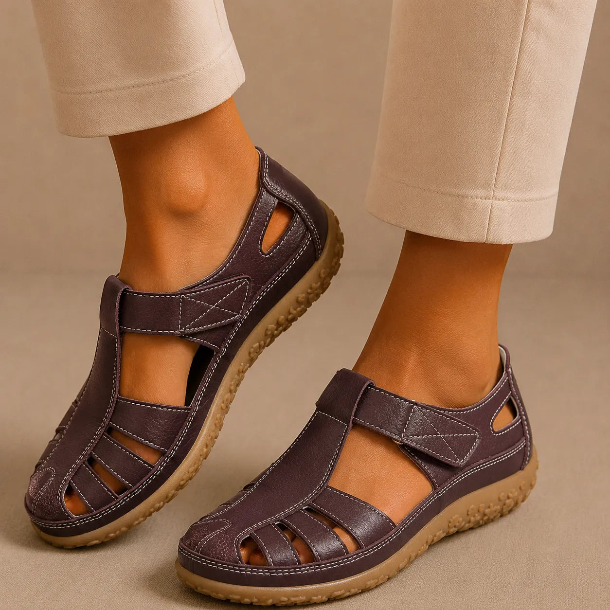 Bella | Sandalias ortopédicas premium de cuero para disfrutar de comodidad todo el día