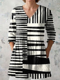 Sophie | Blusa larga elegante y fluida con escote en V