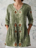 Elise | Blusa elegante de escote en V largo