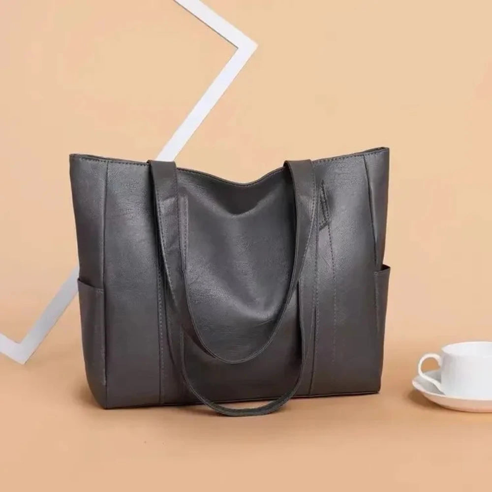 Susan – Elegante bolso de hombro de cuero de lujo con diseño minimalista