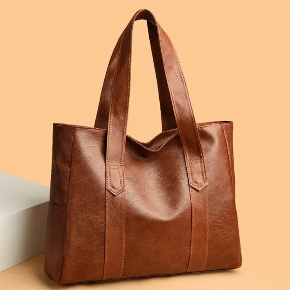 Susan – Elegante bolso de hombro de cuero de lujo con diseño minimalista