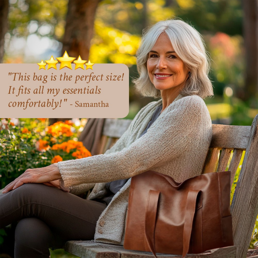 Susan – Elegante bolso de hombro de cuero de lujo con diseño minimalista