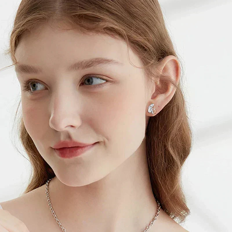 AVELIEN | Elegantes aretes con iconos de gato