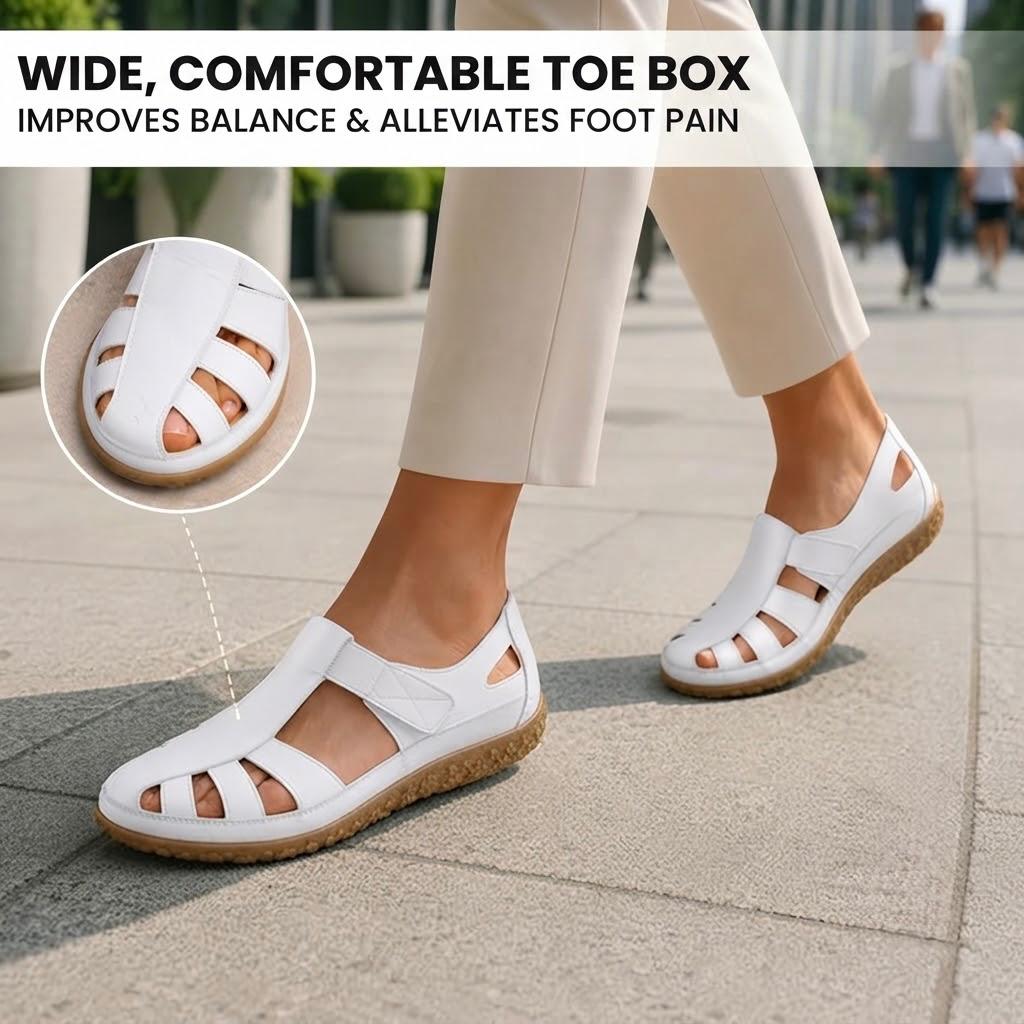 Bella | Sandalias ortopédicas premium de cuero para disfrutar de comodidad todo el día