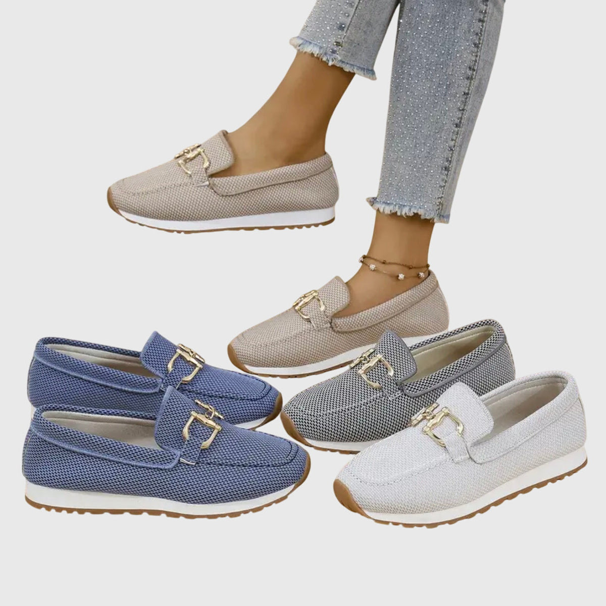Shiloh — Zapatillas tipo mocasín ortopédicas y elegantes para la comodidad diaria
